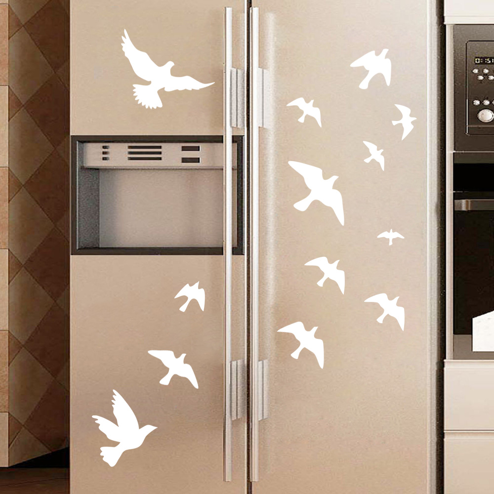 Kids Outdoor Kitchen Set - 12Pcs/set Bird Wall Stickers Home Decoration