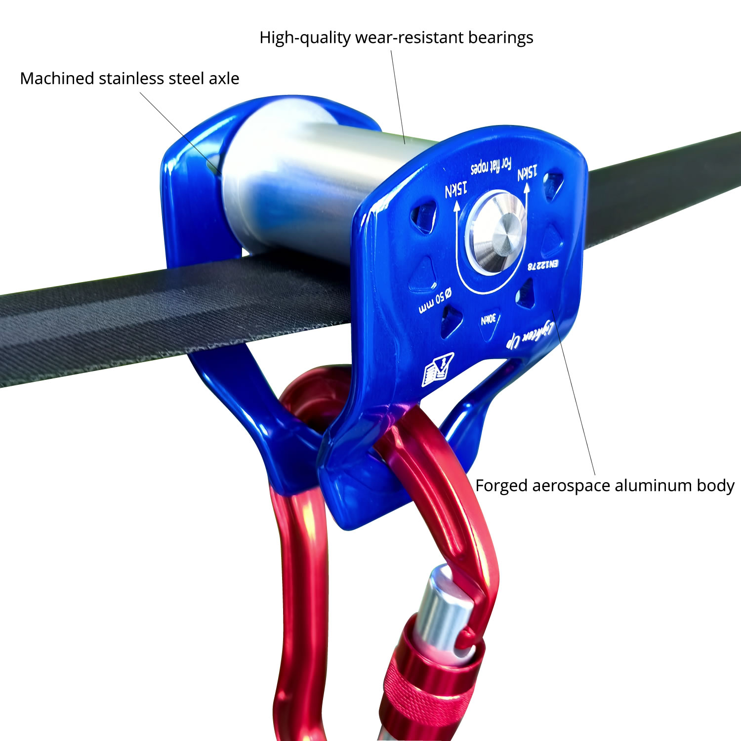 Outdoor 30 KN Zipline Pulley S - огляд і ціна Kids Outdoor Zipline