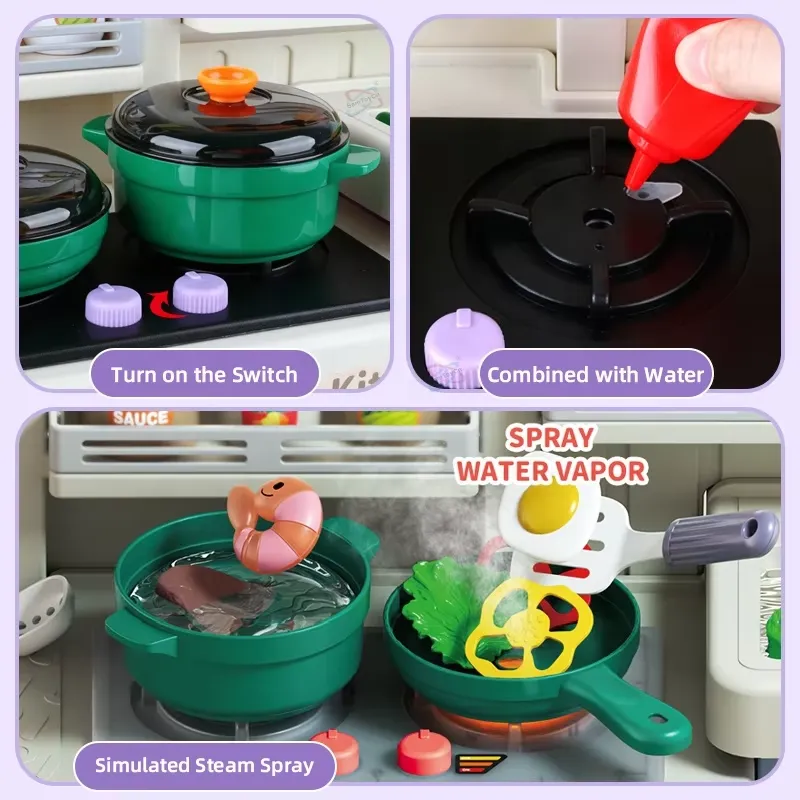 90cm Large Pretend Play Kitche - огляд і ціна Kids Outdoor Kitchen Set