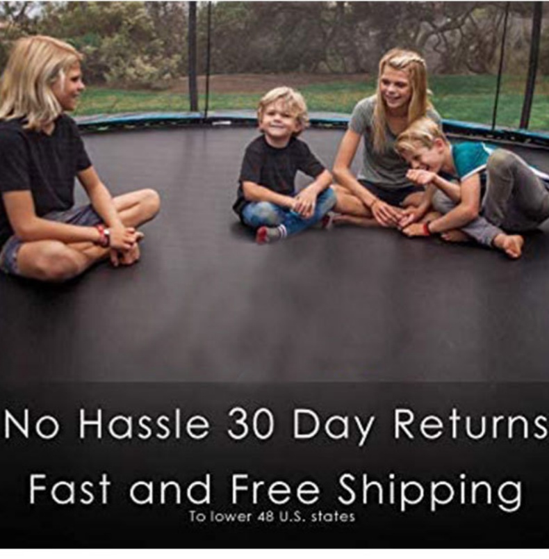 6FT 8FT 10FT 12FT Trampoline M - огляд і ціна Kids Outdoor Zipline