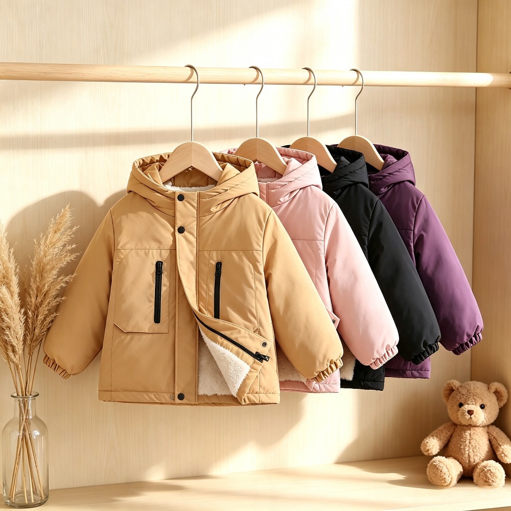 Kids Hooded Fleece Lined Winte - огляд і ціна Kids Outdoor Zipline