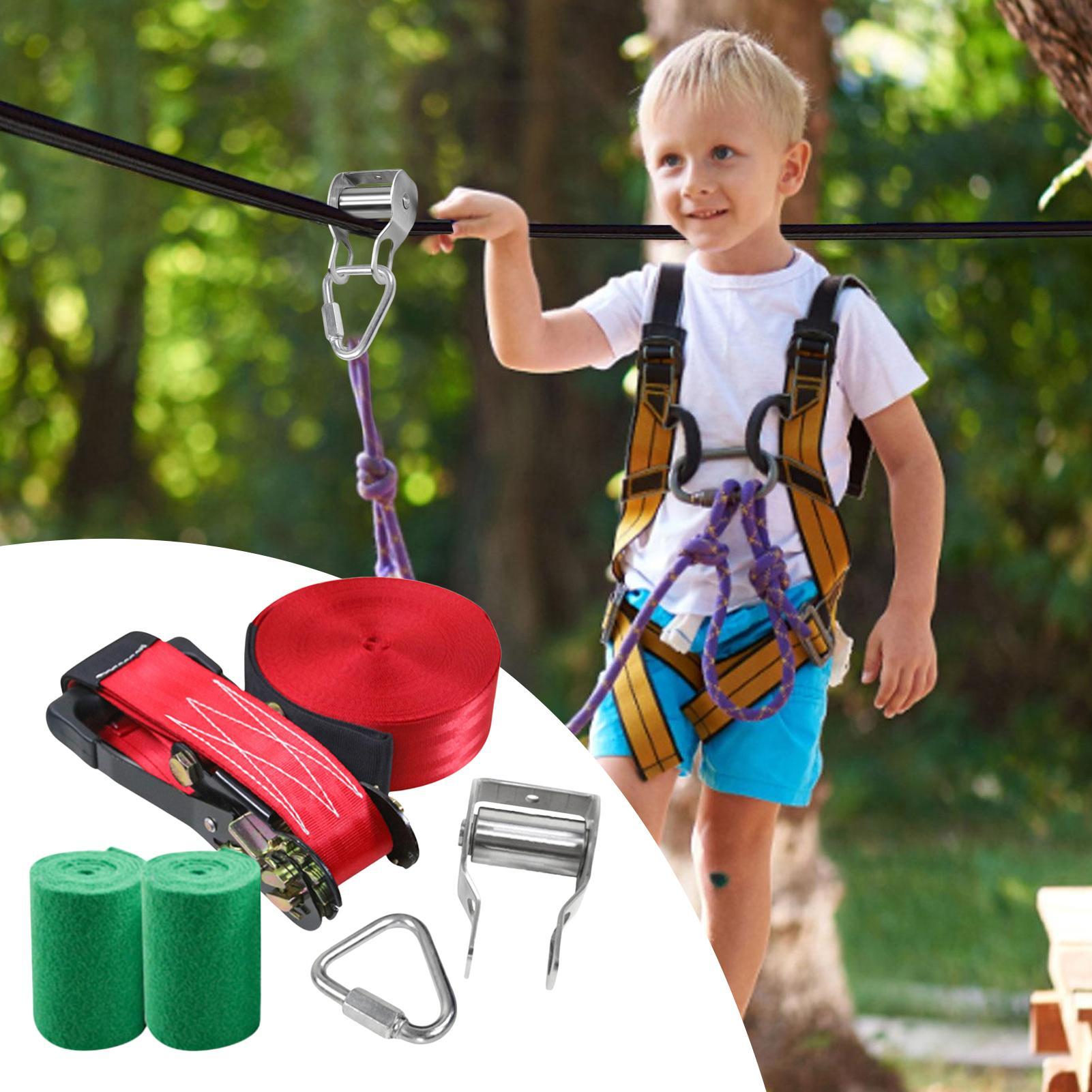 Zip Line for Kids Balance Fun  - огляд і ціна Kids Outdoor Zipline
