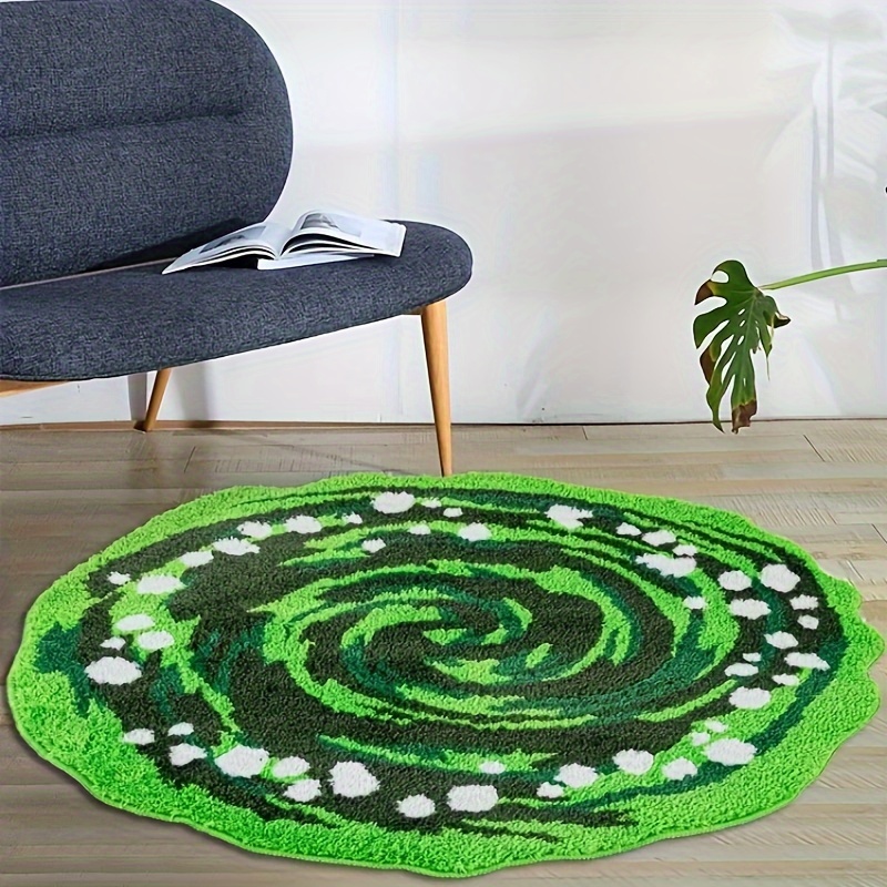 VIKAMA Green Round Plush Carpe - огляд і ціна Kids Outdoor Folding Table