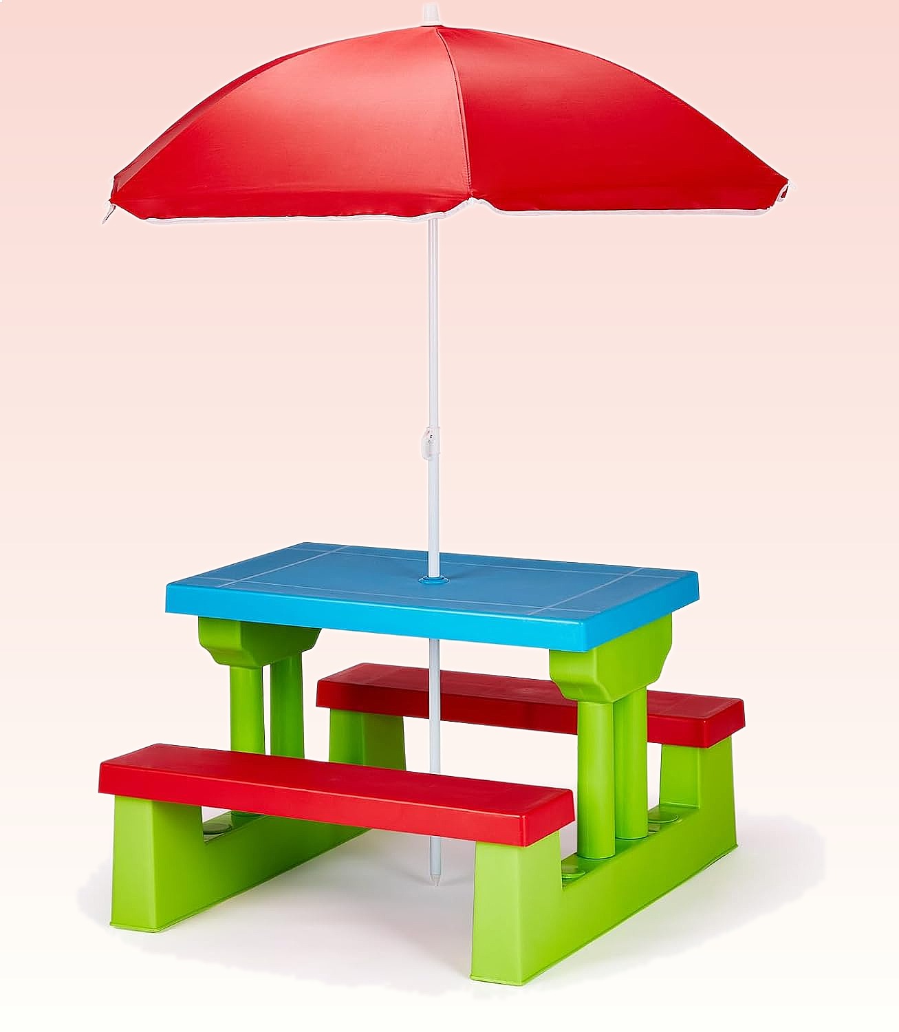 JOYMOR Kids Picnic Table with  - огляд і ціна Kids Outdoor Table With Umbrella