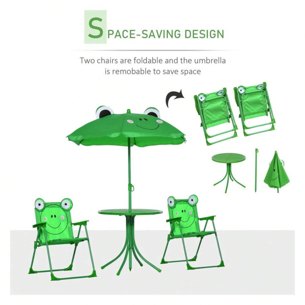Kids Table and Chair Set Outdo - огляд і ціна Kids Outdoor Table With Umbrella