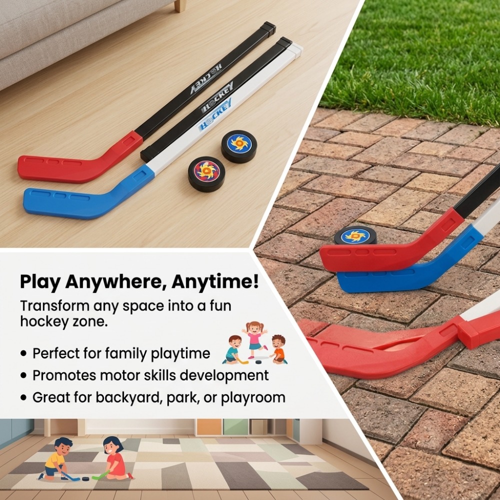Plastic Toy Hockey Stick 72CM  - огляд і ціна Kids Outdoor Hockey Sticks