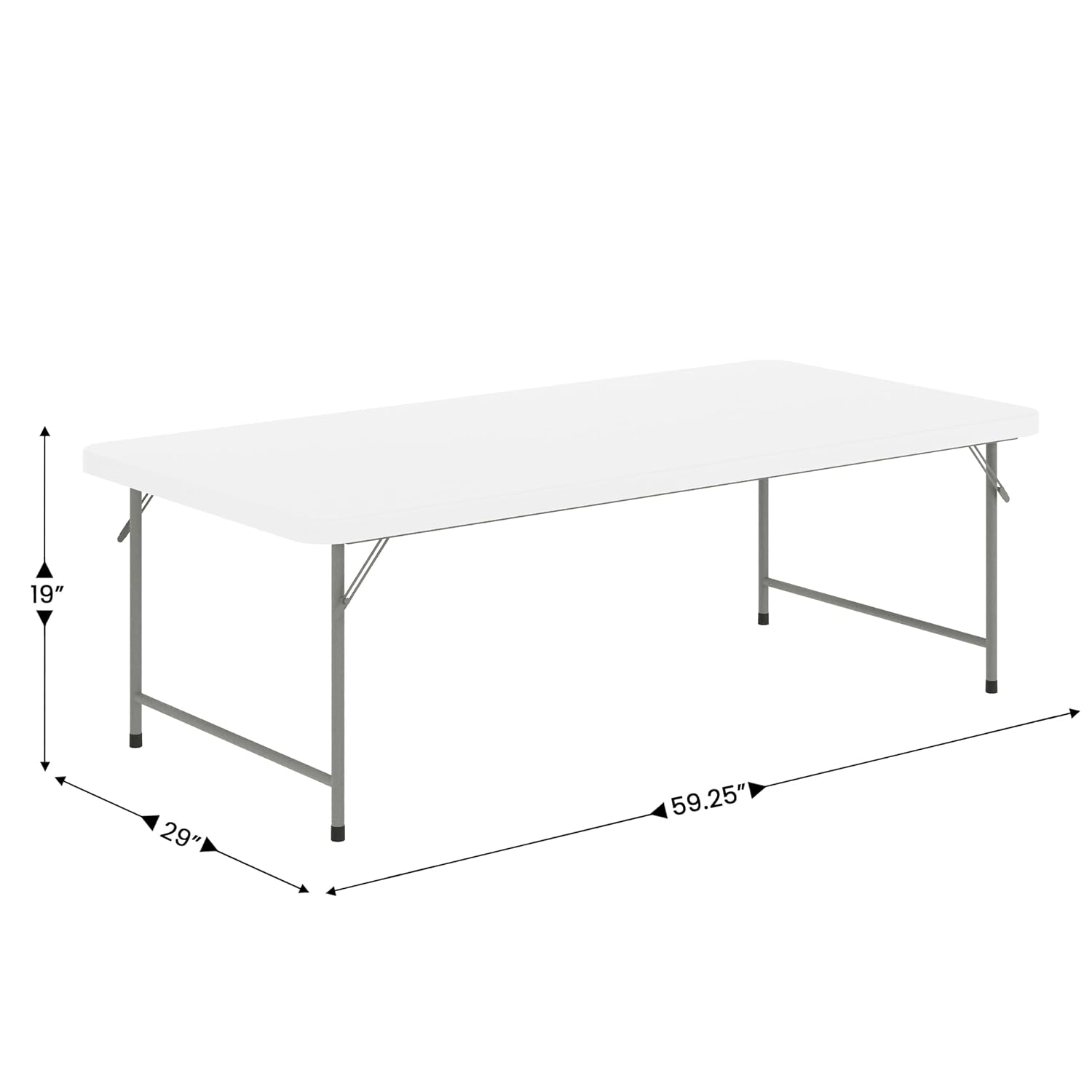 Kids 4.93ft Plastic Folding Ta - огляд і ціна Kids Outdoor Folding Table