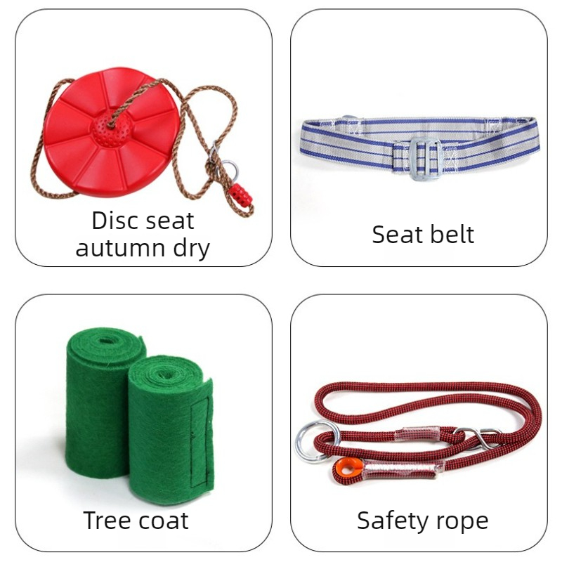 Kids Zipline Kit with Disc Swi - огляд і ціна Kids Outdoor Zipline
