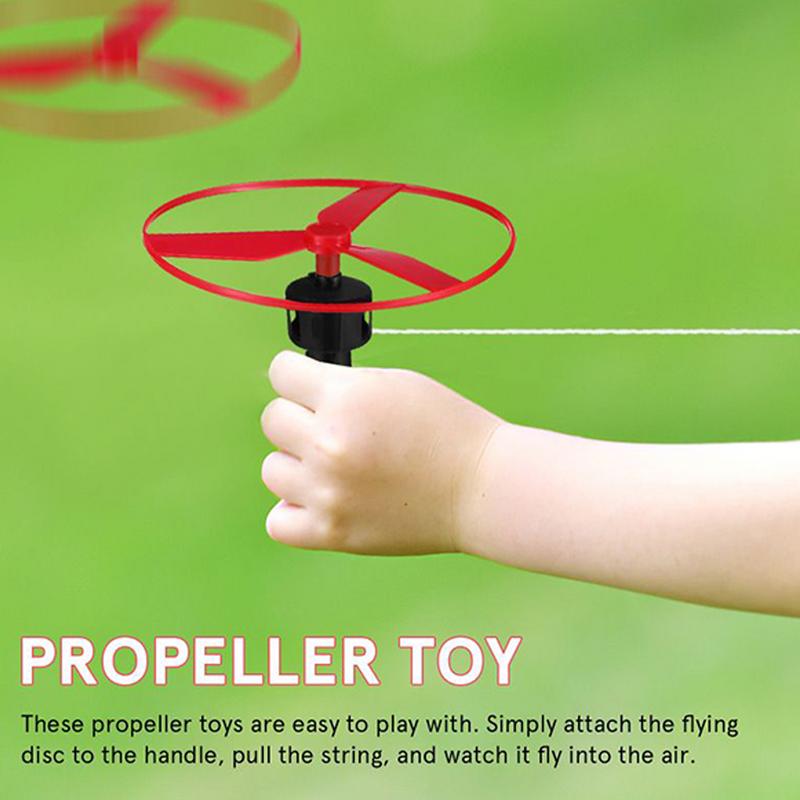10 set Pull String Flying Disc - огляд і ціна Kids Outdoor Zipline