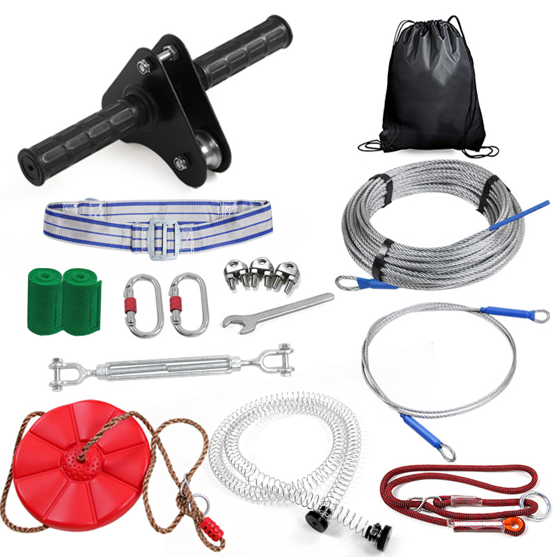 Outdoor DIY Zip Line Kit with  - огляд і ціна Kids Outdoor Zipline