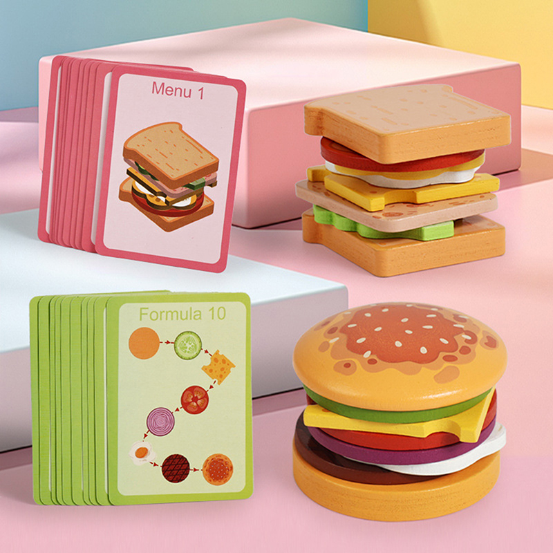 ·NewWooden Hamburg Sandwich St - огляд і ціна Kids Outdoor Kitchen Set