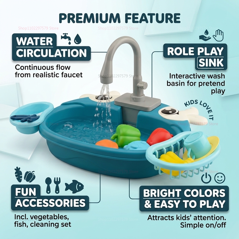 Toddler Interactive Water Play - огляд і ціна Kids Outdoor Kitchen Set