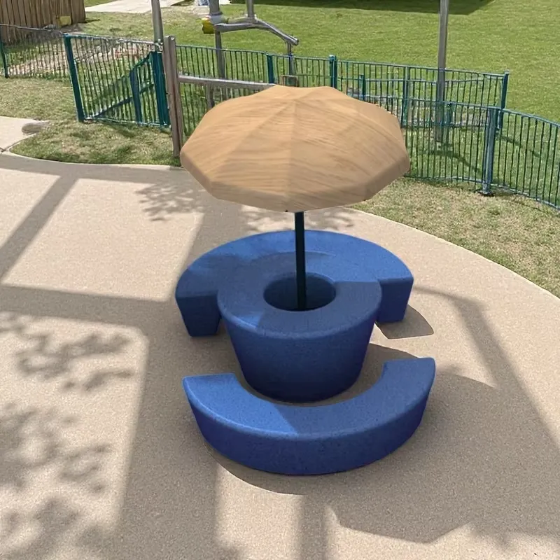 Modern Outdoor Round Table and - огляд і ціна Kids Outdoor Table With Umbrella
