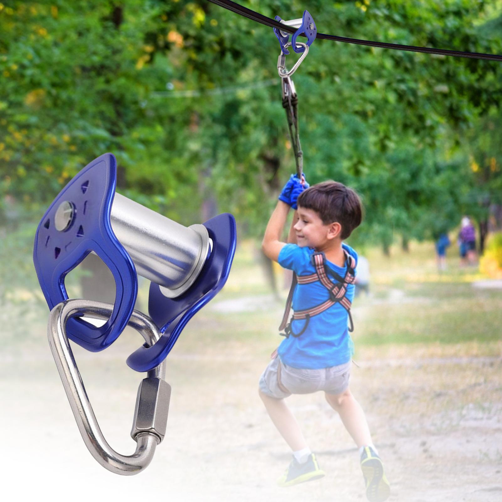 Outdoor Pulley Zip Line Quick  - огляд і ціна Kids Outdoor Zipline