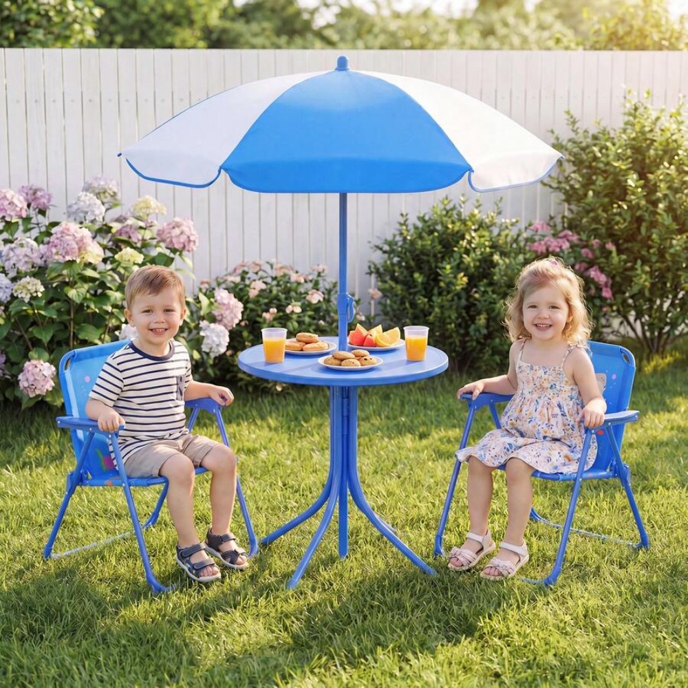Childrens Picnic Table Outdoor - огляд і ціна Kids Outdoor Table With Umbrella
